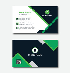 modern corporate business card design vector abstract creative Clean professional business card template design 
