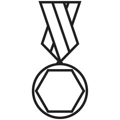 Medal, award, victory, winner, illustration, achievement, competition symbol, icon, logo illustration