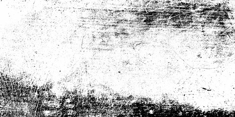 Abstract scratched and grainy overlay distressed grunge effect, old and dusty grunge texture, creative black and white background with distressed vintage grunge texture.