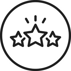 Obraz premium quality, rating star sign