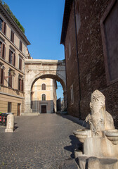 Arch of Gallieno in Rome Italy