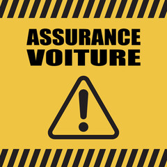 Logo assurance voiture.