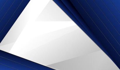 Blue certificate background. Blue background with curtains