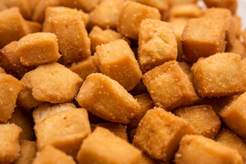 Shankarpali, shakkarpara, murali, khurma, lakdi mithai, or simply mithai is an Indian sweet snack