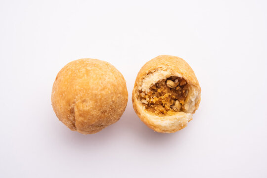 Dry kachori is a dry fruits stuffed ball shaped farsan also called kachauri, kachodi and katchuri