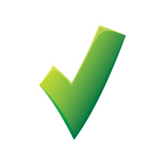 Game UI asset. Gaming user interface check mark icon. vector illustration