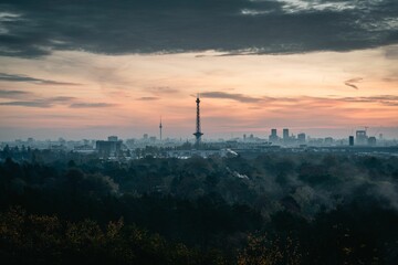 Scenic view from Grunewald hill, Berlin, Germany