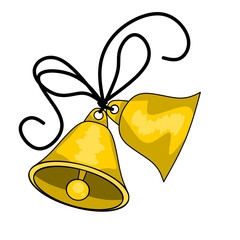 Icon bell design, simple icon bell with elegance concept, icon for your design