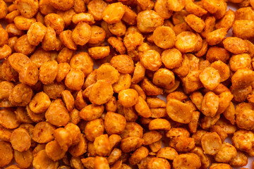 Fried and Spicy Chana Dal Masala namkeen is a popular Chakna recipe. served in a bowl