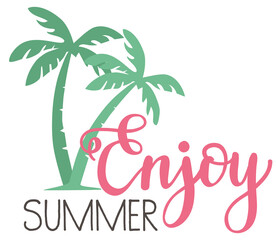 Fototapeta premium Colorful Summer Illustration - hand drawn