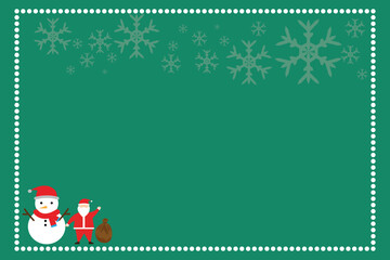 christmas and winter blank vector illustration