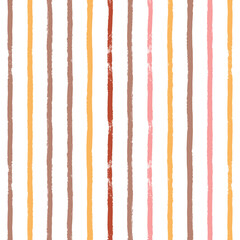 Pink stripes pattern, vector girly stripe seamless background, childish pastel brush strokes. cute baby paintbrush lines backdrop