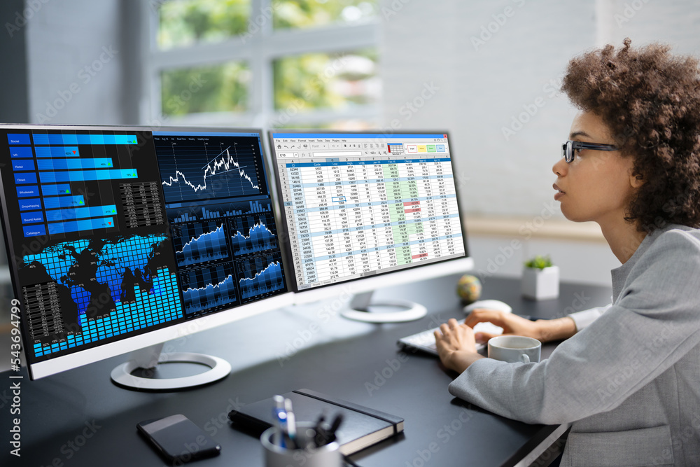 Poster kpi business analytics data dashboard