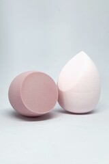 Make up sponge or beauty blender is a tool for applying foundation and other makeup products.