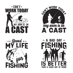 Fishing t-shirt design with vector graphics, Fishing t-shirt design bundle, SVG bundle.