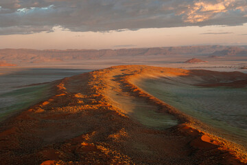 Namibia, Afrika, Wüste, Luftaufnahme