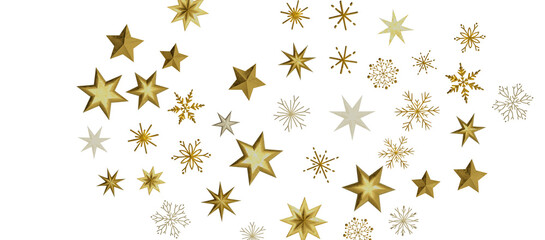 Christmas background design of snowflake and snow falling in the winter 3d illustration