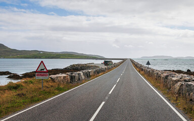Coastal road, Outer Hebrides