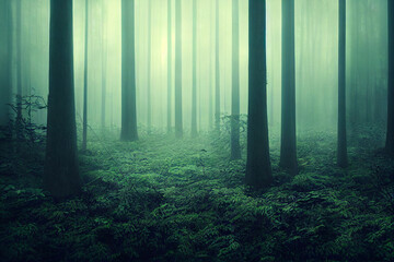 Mystical Forest Pattern
