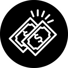 Money, dollar line icon