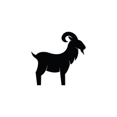 Goat icon or logo vector graphics