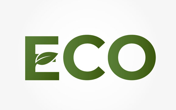 eco icon. eco friendly, ecology and environment symbol. vector color image