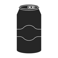 Bottle of soda vector icon.Black vector icon isolated on white background bottle of soda.