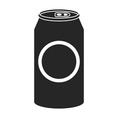 Bottle of soda vector icon.Black vector icon isolated on white background bottle of soda.