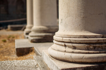 Ancient greek / greece Ruins columns remains
