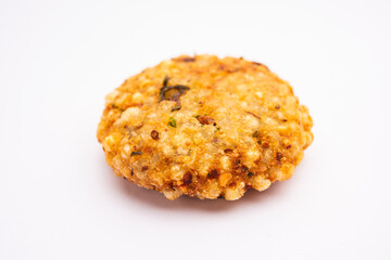 sabudana wada or shabudana vada called in india made from sago and served with chutney