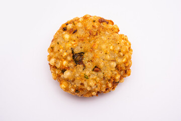 sabudana wada or shabudana vada called in india made from sago and served with chutney