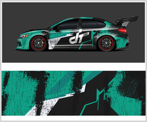 car wrap and livery design vector