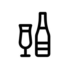 wine icon vector sign symbol