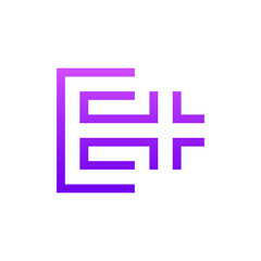 Obraz premium Letter E plus medical logo design