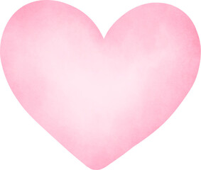 Valentine's day heart in watercolor style. 