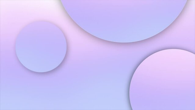 Animated Rosaline color circular element gradient background