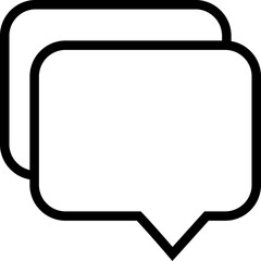 Chatting, conversation, speech bubble communication, chat, talk, speech symbol