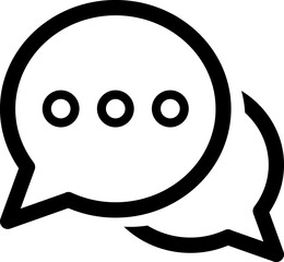 Chatting, conversation, speech bubble communication, chat, talk, speech symbol