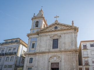 Fototapeta na wymiar Church of Sao Jose das Taipas - Porto, Portugal