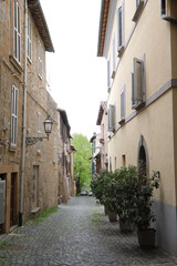 Fototapeta na wymiar Old town of Orvieto, Italy Umbria