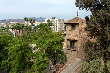 Fototapeta premium The Alcazaba of Malaga