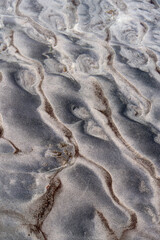 Sandstrukturen im Bachgebiet - sand structures on the bottom of a river