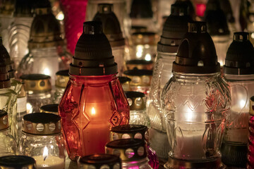 candles in the church