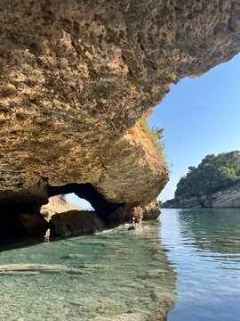 rock and sea