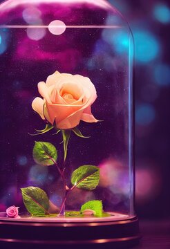 Disney Beauty And The Beast Rose Wallpaper