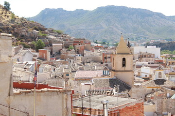 Old spanish town roofs