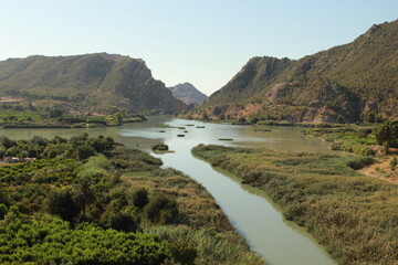Fototapeta na wymiar River valley in Blanca
