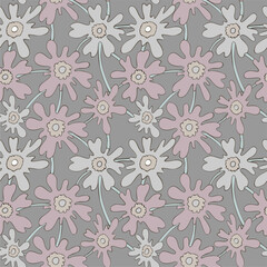 hand-drawn vector seamless pattern of colors, abstraction, background