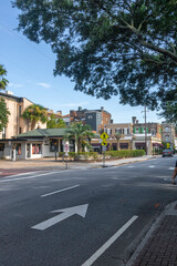 Architecture on the streets of Savannah Georgia