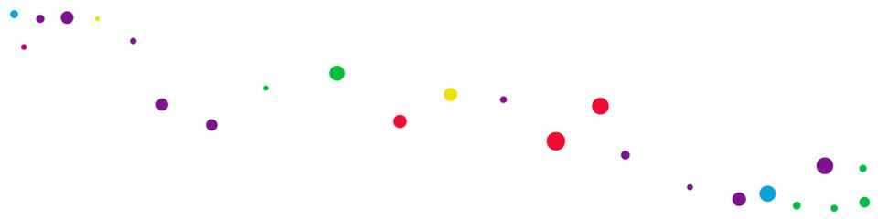 Color Constellation Celebration Vector White